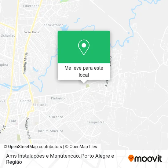 Ams Instalações e Manutencao mapa