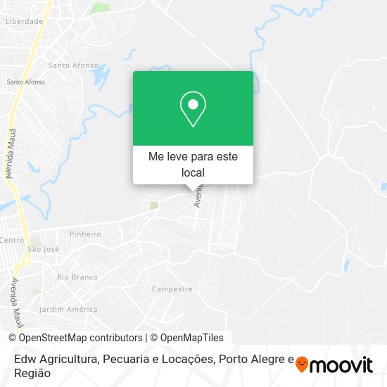Edw Agricultura, Pecuaria e Locações mapa