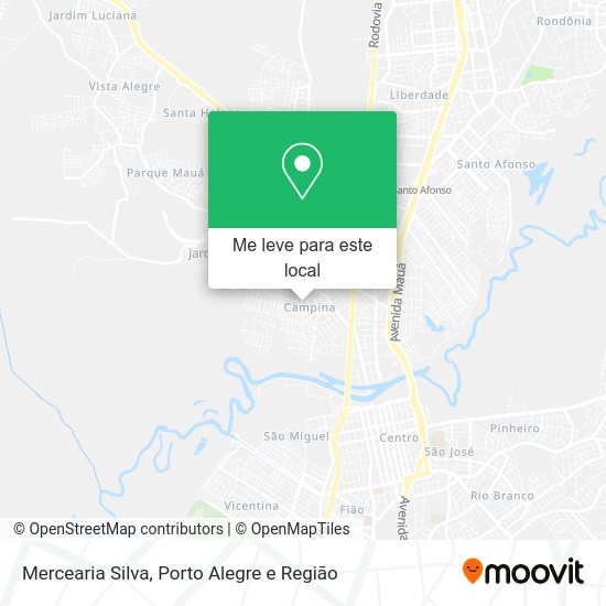 Mercearia Silva mapa
