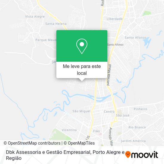 Dbk Assessoria e Gestão Empresarial mapa