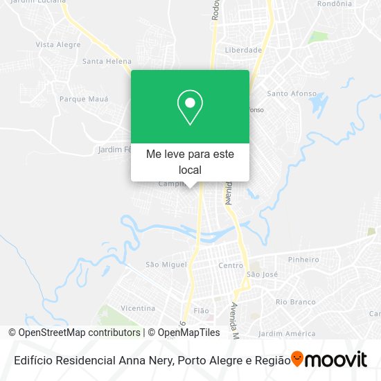 Edifício Residencial Anna Nery mapa