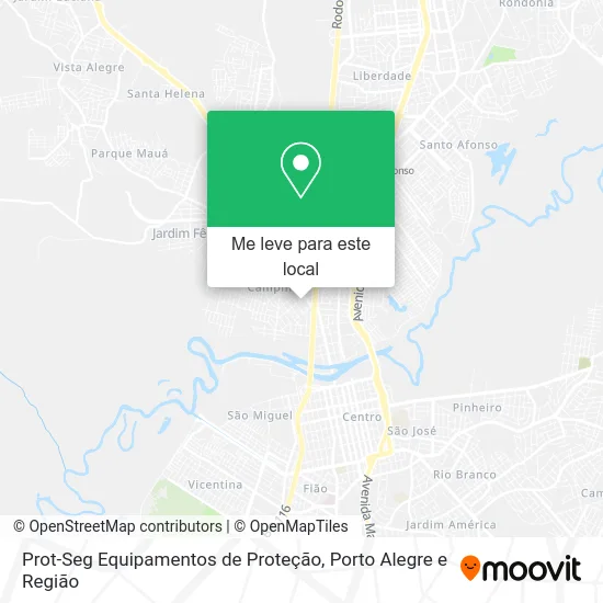 Prot-Seg Equipamentos de Proteção mapa