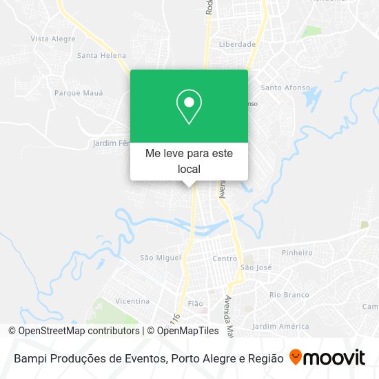 Bampi Produções de Eventos mapa
