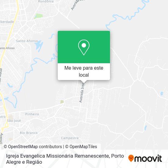 Igreja Evangelica Missionária Remanescente mapa