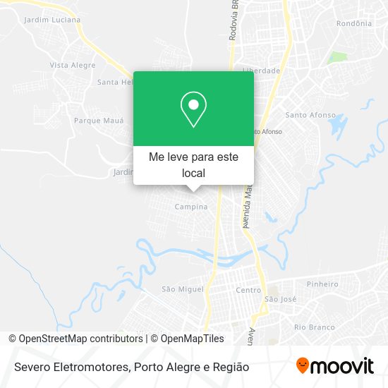 Severo Eletromotores mapa
