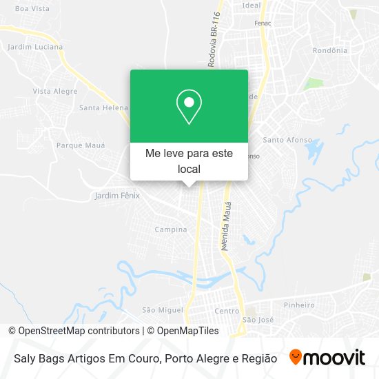 Saly Bags Artigos Em Couro mapa