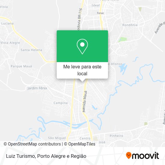 Luiz Turismo mapa