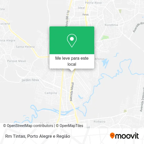 Rm Tintas mapa