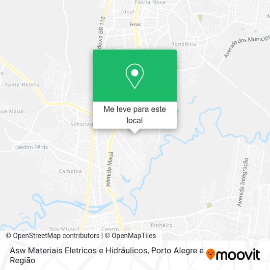 Asw Materiais Eletricos e Hidráulicos mapa