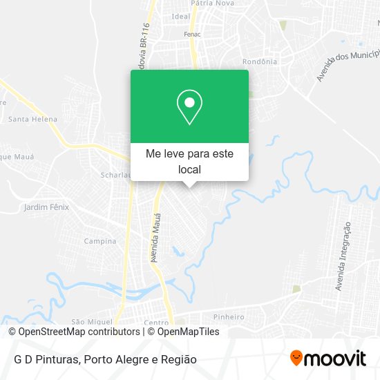G D Pinturas mapa