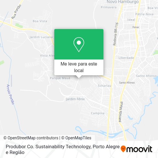 Produbor Co. Sustainability Technology mapa