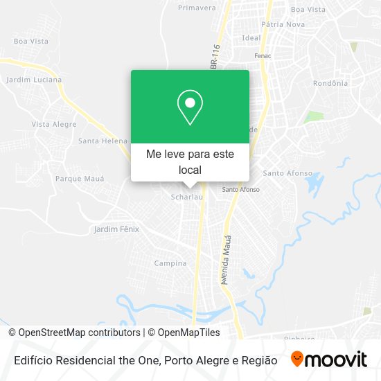 Edifício Residencial the One mapa