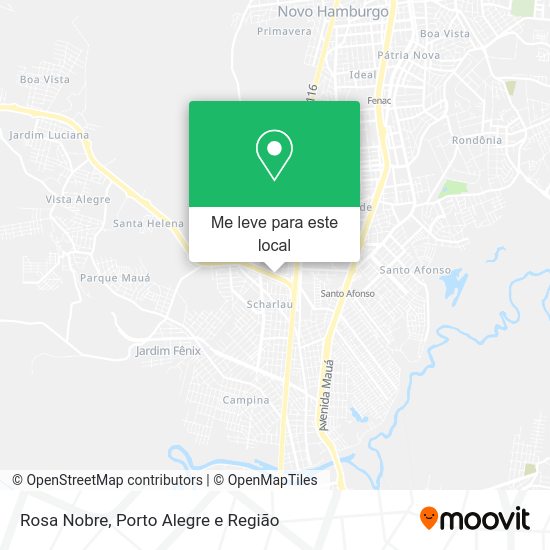 Rosa Nobre mapa