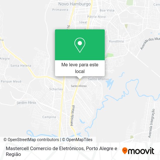 Mastercell Comercio de Eletrônicos mapa