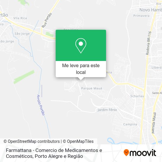 Farmattana - Comercio de Medicamentos e Cosméticos mapa