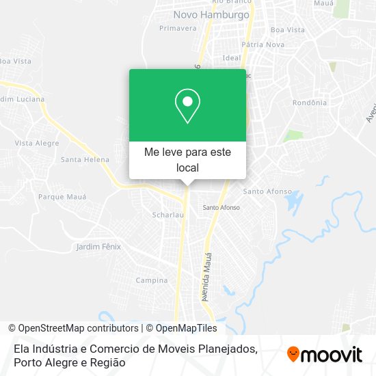 Ela Indústria e Comercio de Moveis Planejados mapa