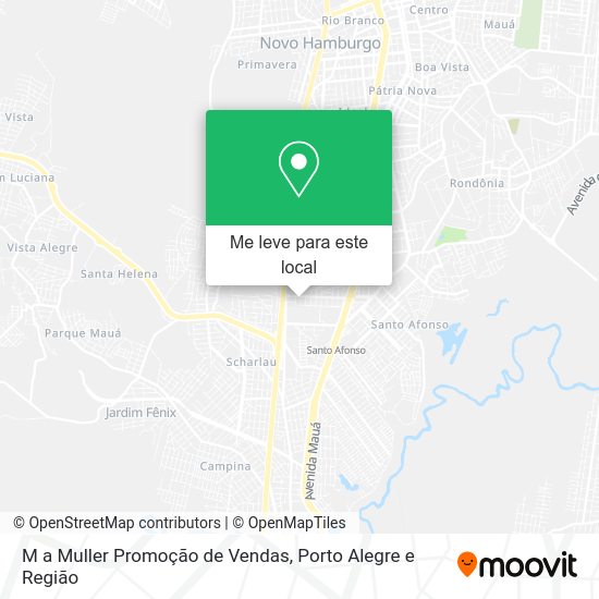 M a Muller Promoção de Vendas mapa