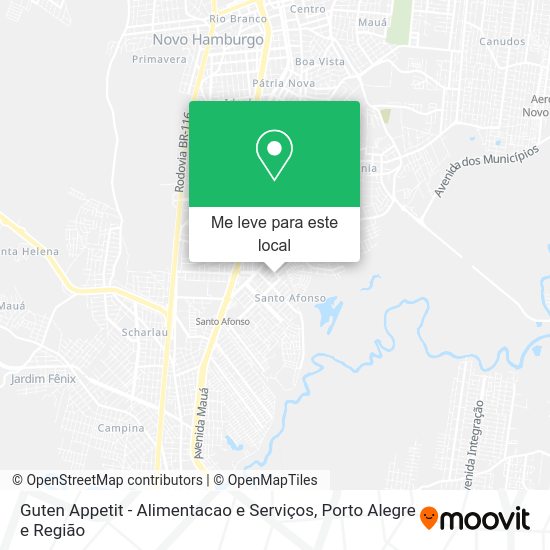 Guten Appetit - Alimentacao e Serviços mapa