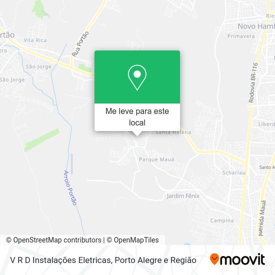 V R D Instalações Eletricas mapa