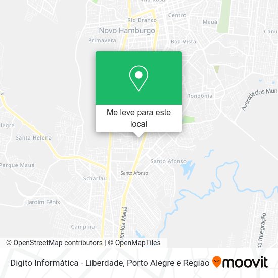 Digito Informática - Liberdade mapa
