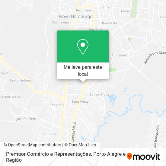 Premaor Comércio e Representações mapa