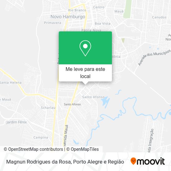Magnun Rodrigues da Rosa mapa