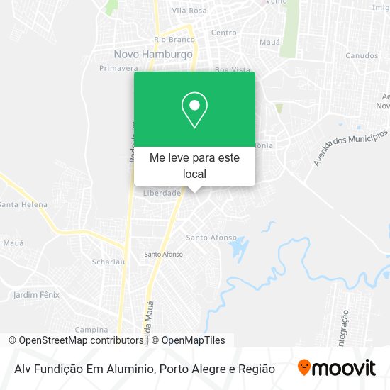 Alv Fundição Em Aluminio mapa