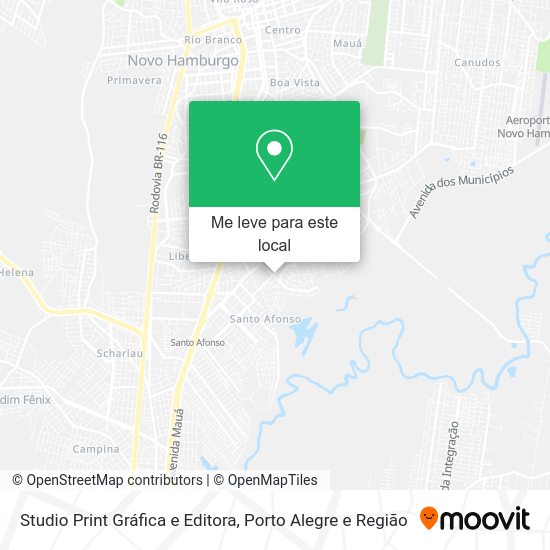 Studio Print Gráfica e Editora mapa