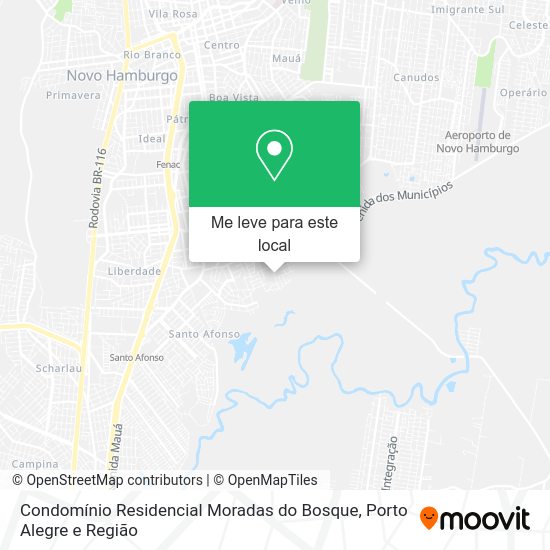 Condomínio Residencial Moradas do Bosque mapa