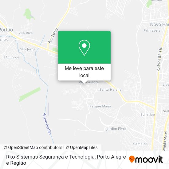 Rko Sistemas Segurança e Tecnologia mapa