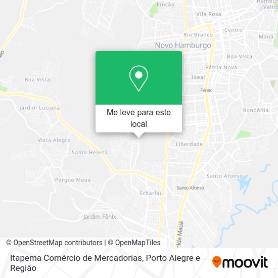 Itapema Comércio de Mercadorias mapa
