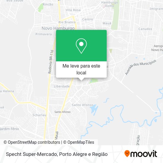 Specht Super-Mercado mapa