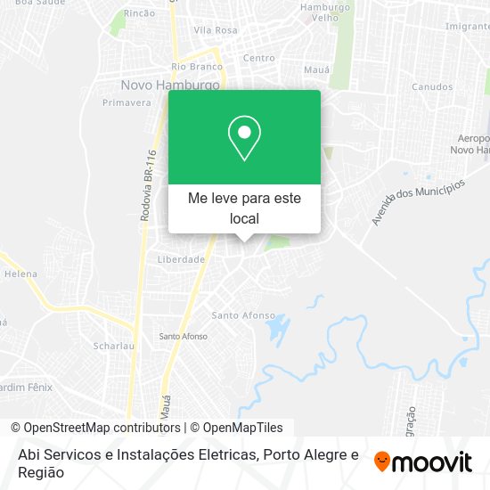 Abi Servicos e Instalações Eletricas mapa