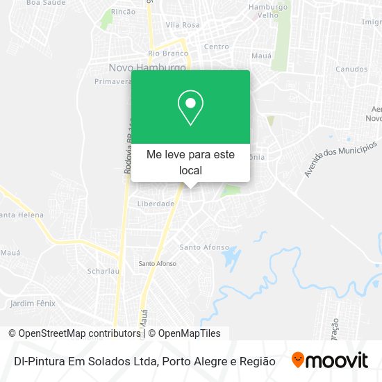 Dl-Pintura Em Solados Ltda mapa
