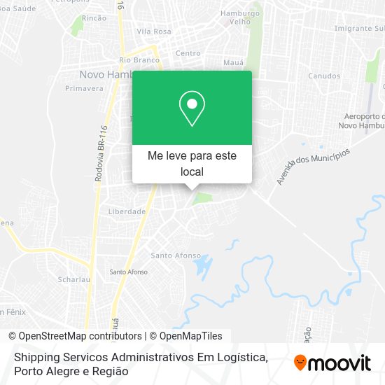 Shipping Servicos Administrativos Em Logística mapa