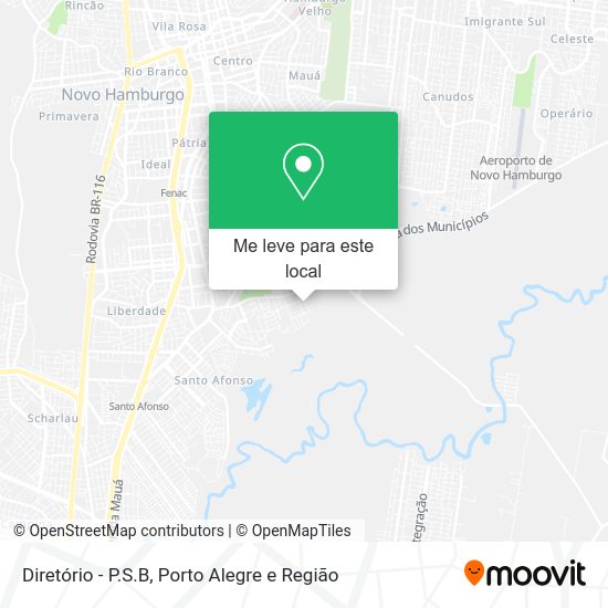 Diretório - P.S.B mapa