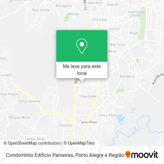 Condomínio Edificio Paineiras mapa