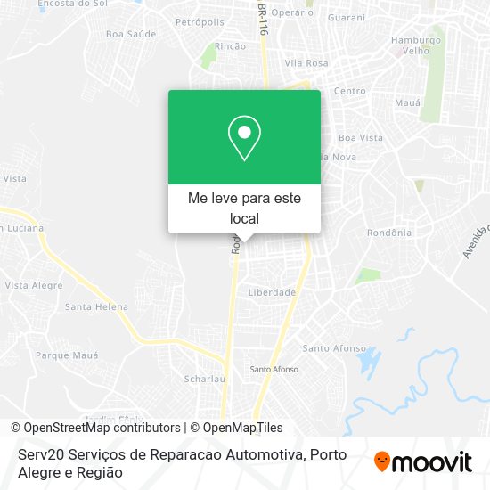 Serv20 Serviços de Reparacao Automotiva mapa