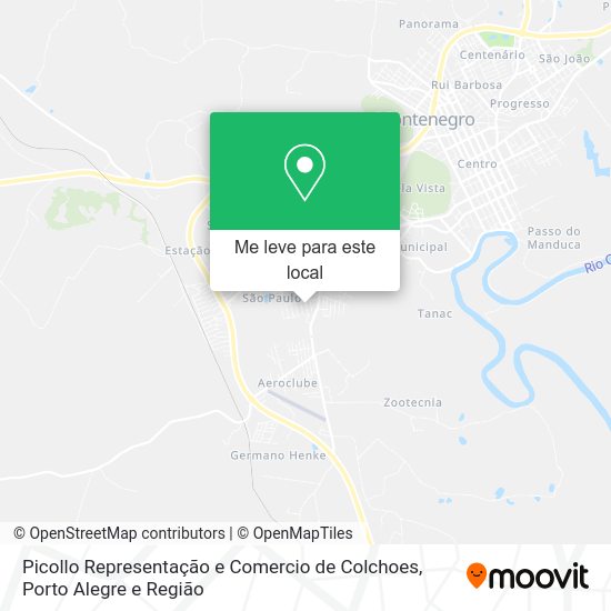 Picollo Representação e Comercio de Colchoes mapa