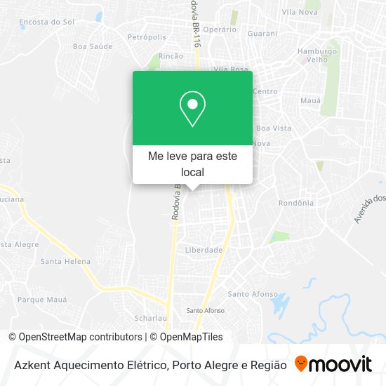 Azkent Aquecimento Elétrico mapa