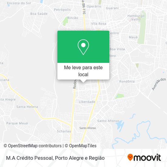 M.A Crédito Pessoal mapa