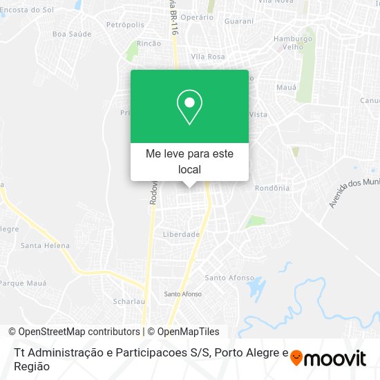 Tt Administração e Participacoes S / S mapa
