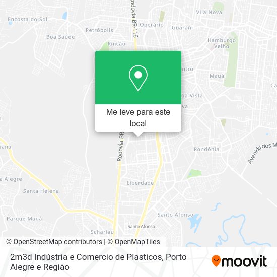 2m3d Indústria e Comercio de Plasticos mapa
