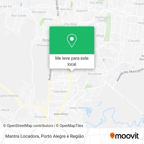 Mantra Locadora mapa