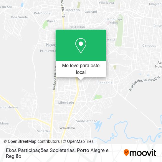 Ekos Participações Societarias mapa