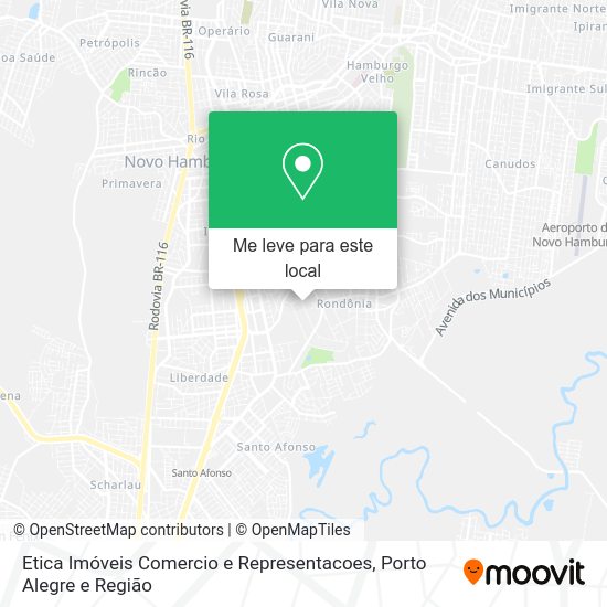 Etica Imóveis Comercio e Representacoes mapa