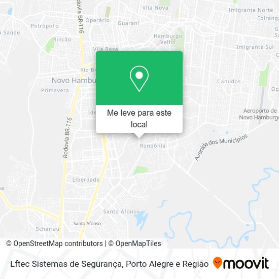 Lftec Sistemas de Segurança mapa