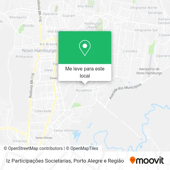 Iz Participações Societarias mapa