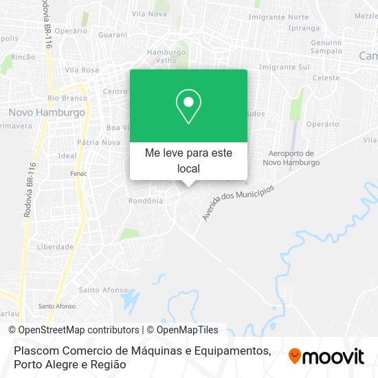 Plascom Comercio de Máquinas e Equipamentos mapa