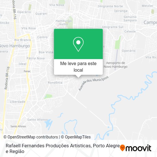 Rafaell Fernandes Produções Artisticas mapa